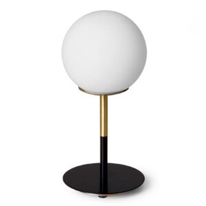 Svítidlo miloox by Sforzin černá/mosaz/bílá kov/sklo