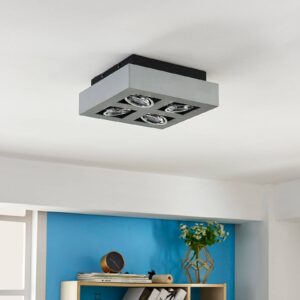 Svítidlo Arcchio stříbrně šedá hliník