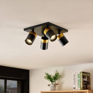 Svítidlo Arcchio černý/zlatý hliník