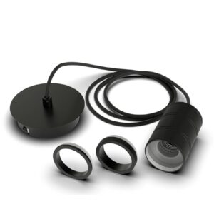 Svítidlo Calex černá kov/plast