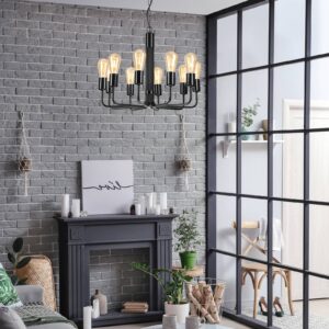 Svítidlo Euluna černá ocel