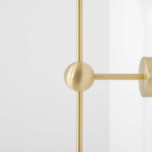 Svítidlo Euluna mosaz/bílá kov/sklo matované