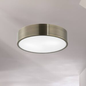 Svítidlo Euluna patina/bílá kov/sklo