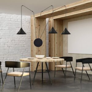 Svítidlo Euluna černá kov