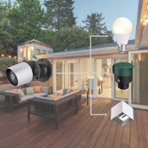 Svítidlo Hama černá/stříbrná plast