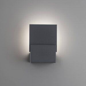 Svítidlo Lam antracit/bílá ocel lakovaná/PMMA metakrylát