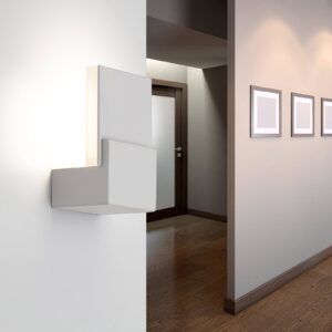 Svítidlo Lam holubí šedá/bílá ocel lakovaná/PMMA metakrylát