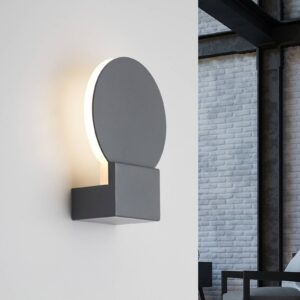 Svítidlo Lam antracit/bílá ocel lakovaná/PMMA metakrylát