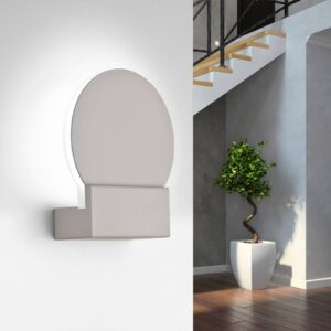 Svítidlo Lam holubí šedá/bílá ocel lakovaná/PMMA metakrylát