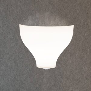 Svítidlo Lam chrom/bílý ocel/sklo