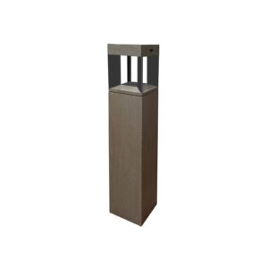 Svítidlo Les Jardins teakové dřevo/černá teakové dřevo/hliník