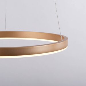 Svítidlo Leuchten Direkt matná mosaz železo/hliník/plast/pryž