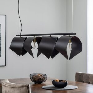 Svítidlo Lucande pískově černá ocel