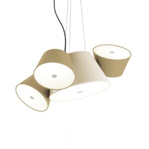 Svítidlo Marset matná bílá/matná písková hliník/methakrylát