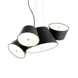 Svítidlo Marset matná černá hliník/methakrylát