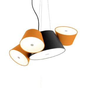 Svítidlo Marset matná černá/matná oranžová hliník/methakrylát