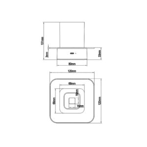 Svítidlo Nino Lightning kouřově šedá/bílá/stříbrná plast/akryl
