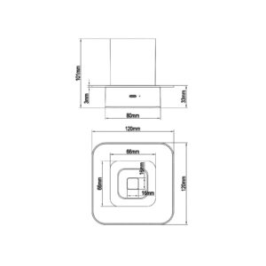 Svítidlo Nino Lightning kouřově šedá/bílá/zlatá plast/akryl