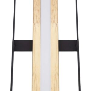 Svítidlo Nino Lightning světlé dřevo/černá bambusové dřevo/kov