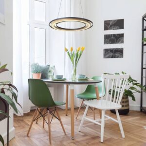 Svítidlo Nino Lightning světlé dřevo/černá bambusové dřevo/kov