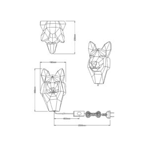 Svítidlo Nino Lightning bílá keramika/plast