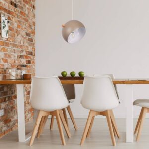 Svítidlo Nino Lightning olivově zelená/bílá/světle hnědá kov/dřevo