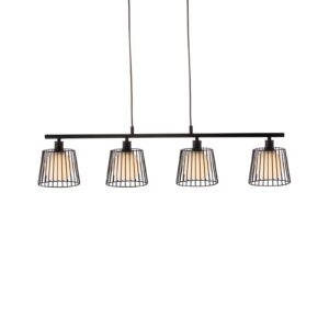 Svítidlo Nino Lightning černá/bílá kov/sklo