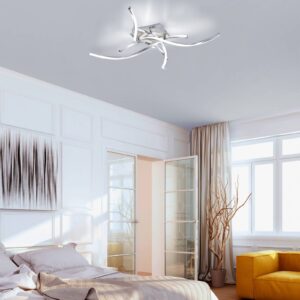 Svítidlo Paul Neuhaus ocelově šedá/bílá ocel/plast