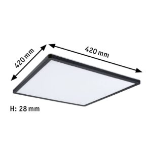 Svítidlo Paulmann černá plast