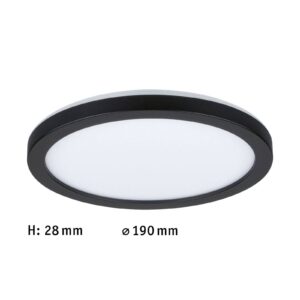 Svítidlo Paulmann černá plast