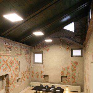 Svítidlo Performance in Lighting bílá/opálová hliník/plast/ocel