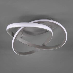 Svítidlo Reality Leuchten niklová/opálová železo/plast