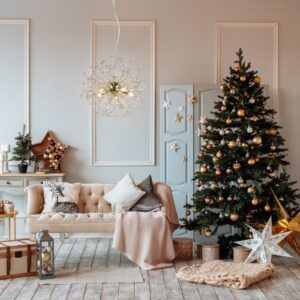 Svítidlo Reality Leuchten mosaz leštěná kov