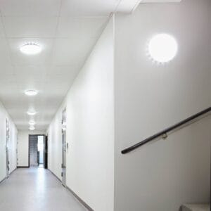 Svítidlo STEINEL stříbrný/opálový hliník/plast