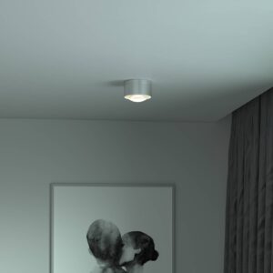 Svítidlo Top Light chrom matný hliník zinek/sklo