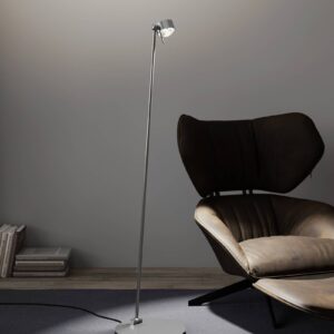 Svítidlo Top Light chrom matný hliník zinek/tkanina/sklo