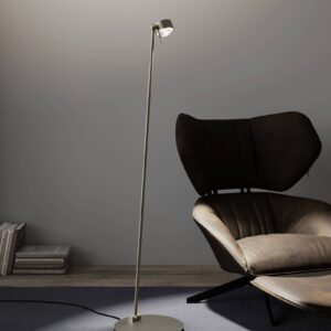 Svítidlo Top Light matný nikl hliník zinek/tkanina/sklo