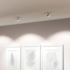 Svítidlo Top Light chrom matný hliník zinek/sklo