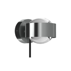 Svítidlo Top Light chrom matný hliník zinek/sklo