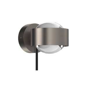 Svítidlo Top Light matný nikl hliník zinek/sklo