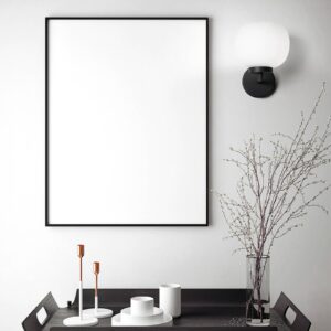 Svítidlo miloox by Sforzin černá/bílá kov s povrchovou úpravou práškovým lakem/sklo