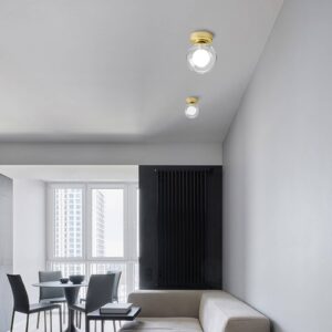 Svítidlo miloox by Sforzin čirá/satinovaná/zlatá kov/borosilikátové sklo