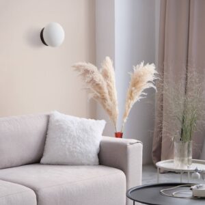 Svítidlo miloox by Sforzin černá/bílá kov/sklo