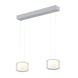 Svítidlo BANKAMP eloxovaný hliník/čirá/opálově bílá hliník/sklo