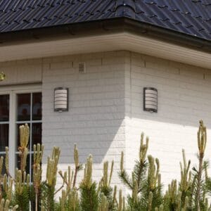 Svítidlo CMD antracit/bílá satinovaná nerez/sklo