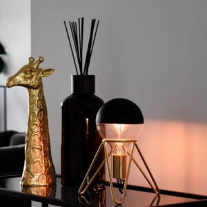 Svítidlo Calex černá/čirá sklo