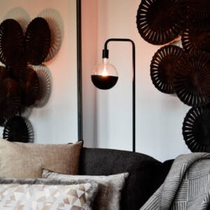 Svítidlo Calex černá/čirá sklo