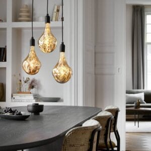 Svítidlo Calex krémová sklo