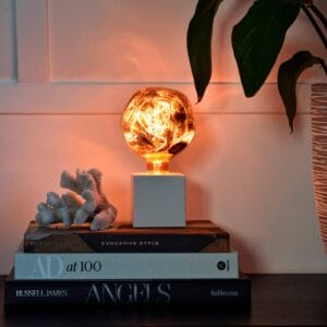 Svítidlo Calex růžová sklo