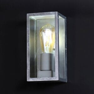 Svítidlo Eco-Light zinková hliník/sklo